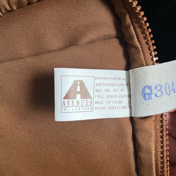 Brown / Tan Leather Satchel Messenger Bag Expandable Shoulder Strap & Handles - Picture 16 of 16